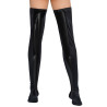 Black Level Cuissardes Vinyl Bed Boots Noire